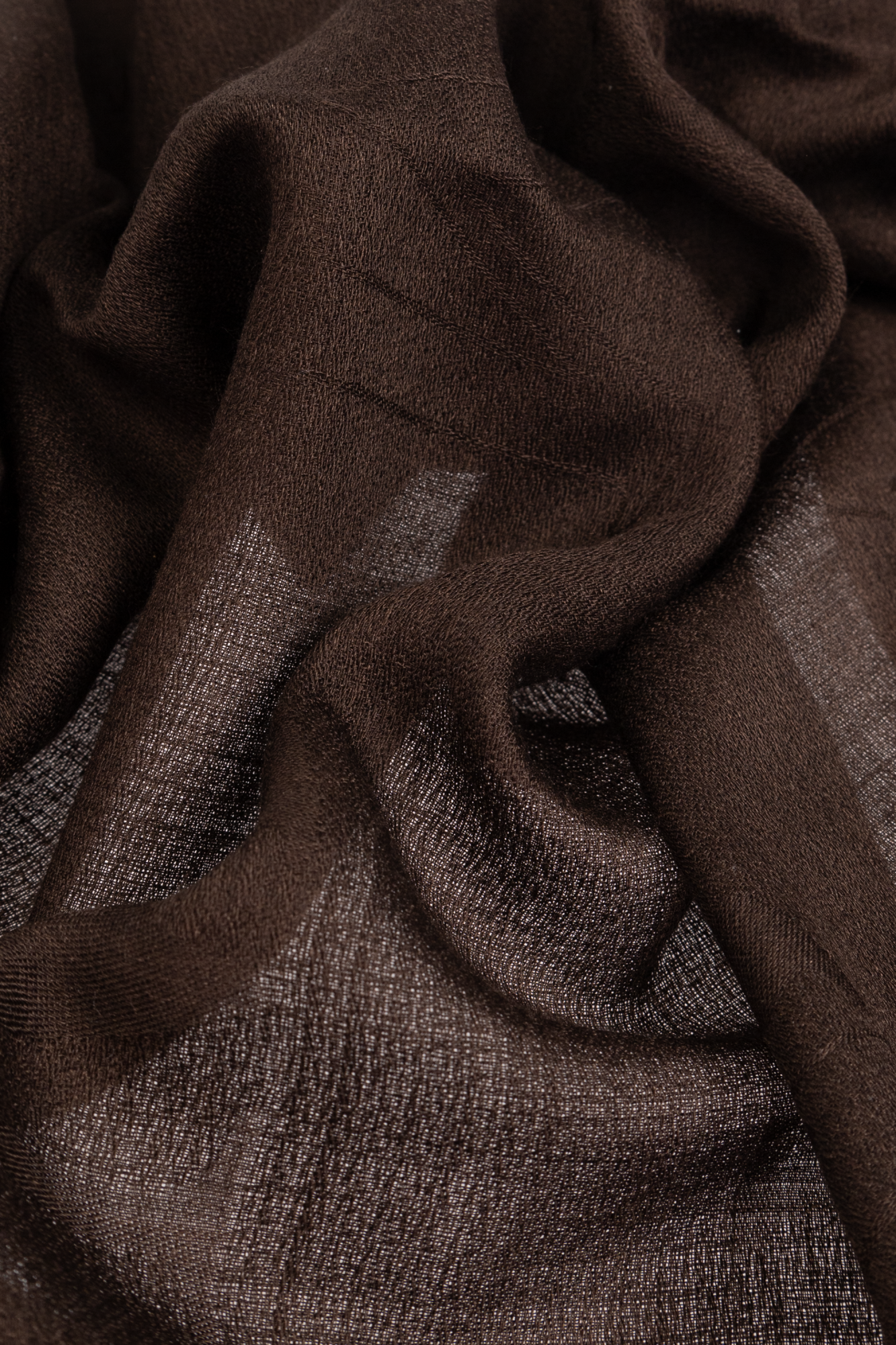 Brown Shawl 'Curvone' Max Mara - Vitkac Italy